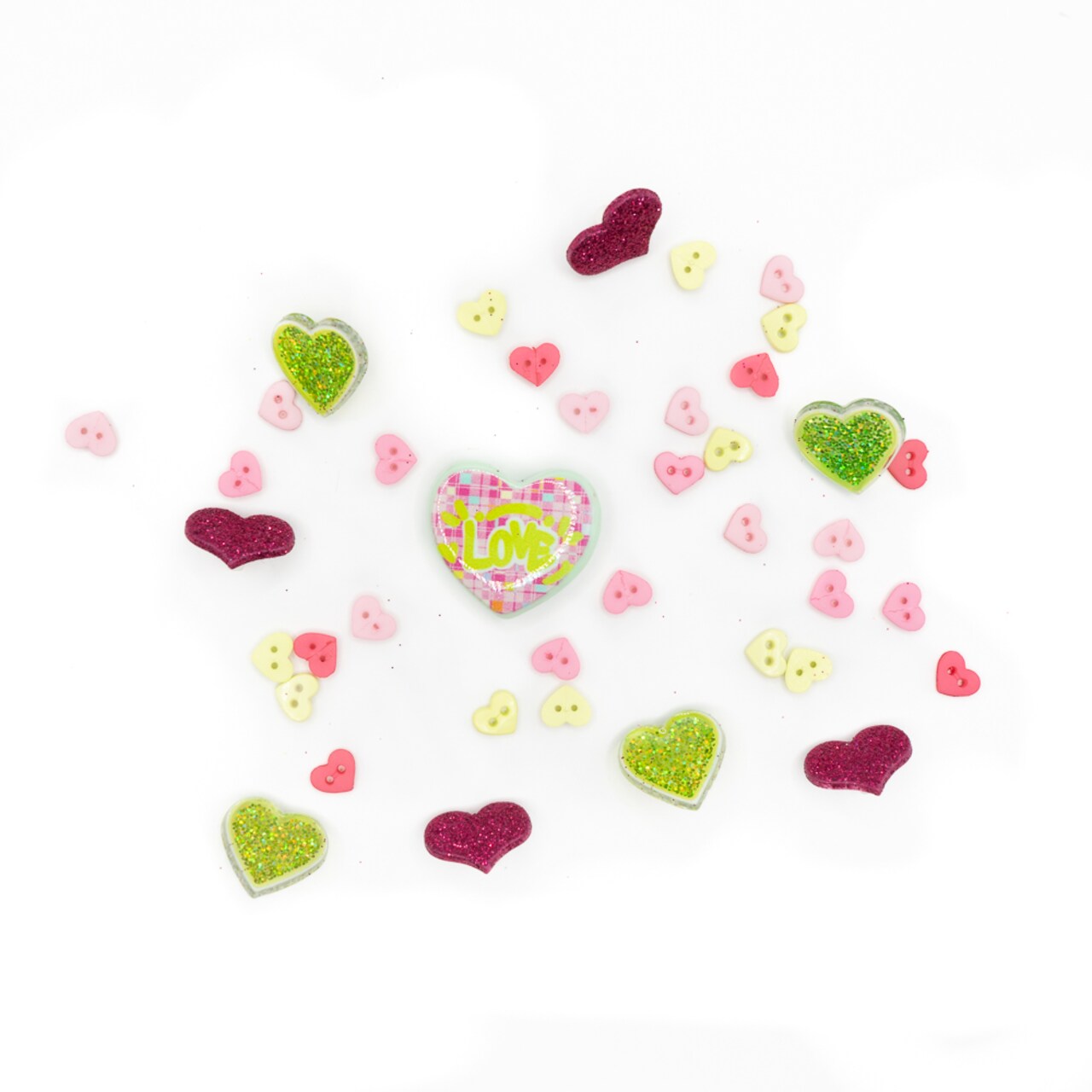 Dress It Up Button Shop Valentine's Day Flat Craft Embellishments